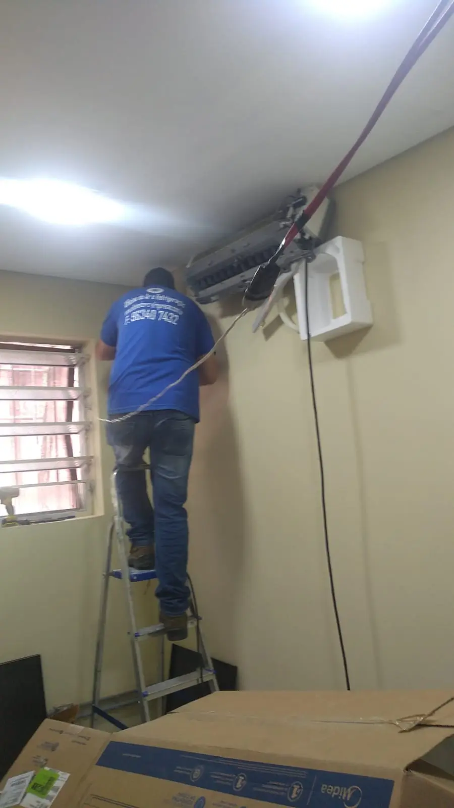 Oficina do Ar e Refrigeração - Soluções em climatização: instalação de unidade condensadora